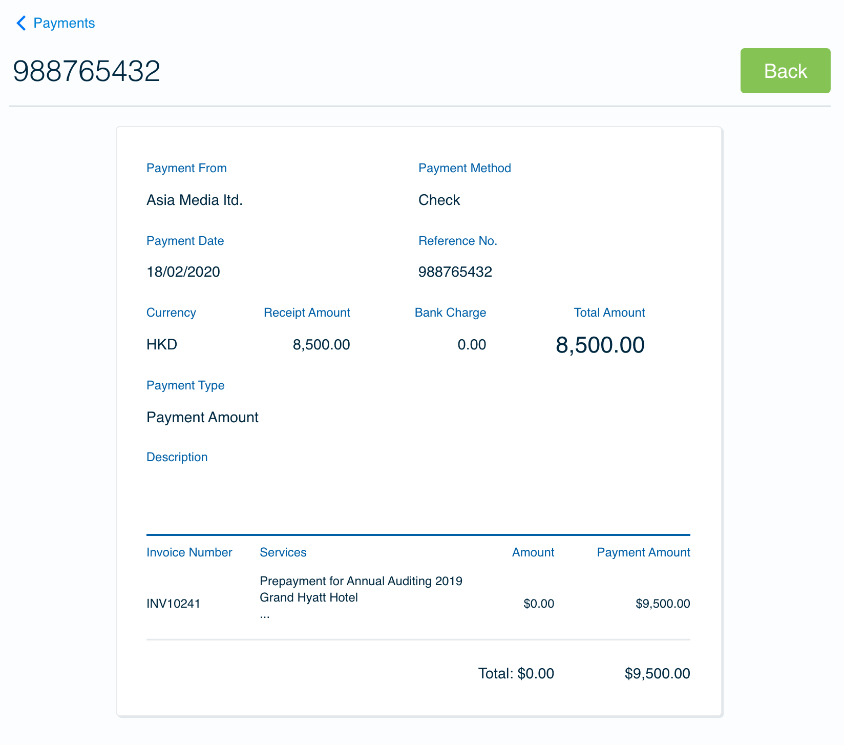 payments